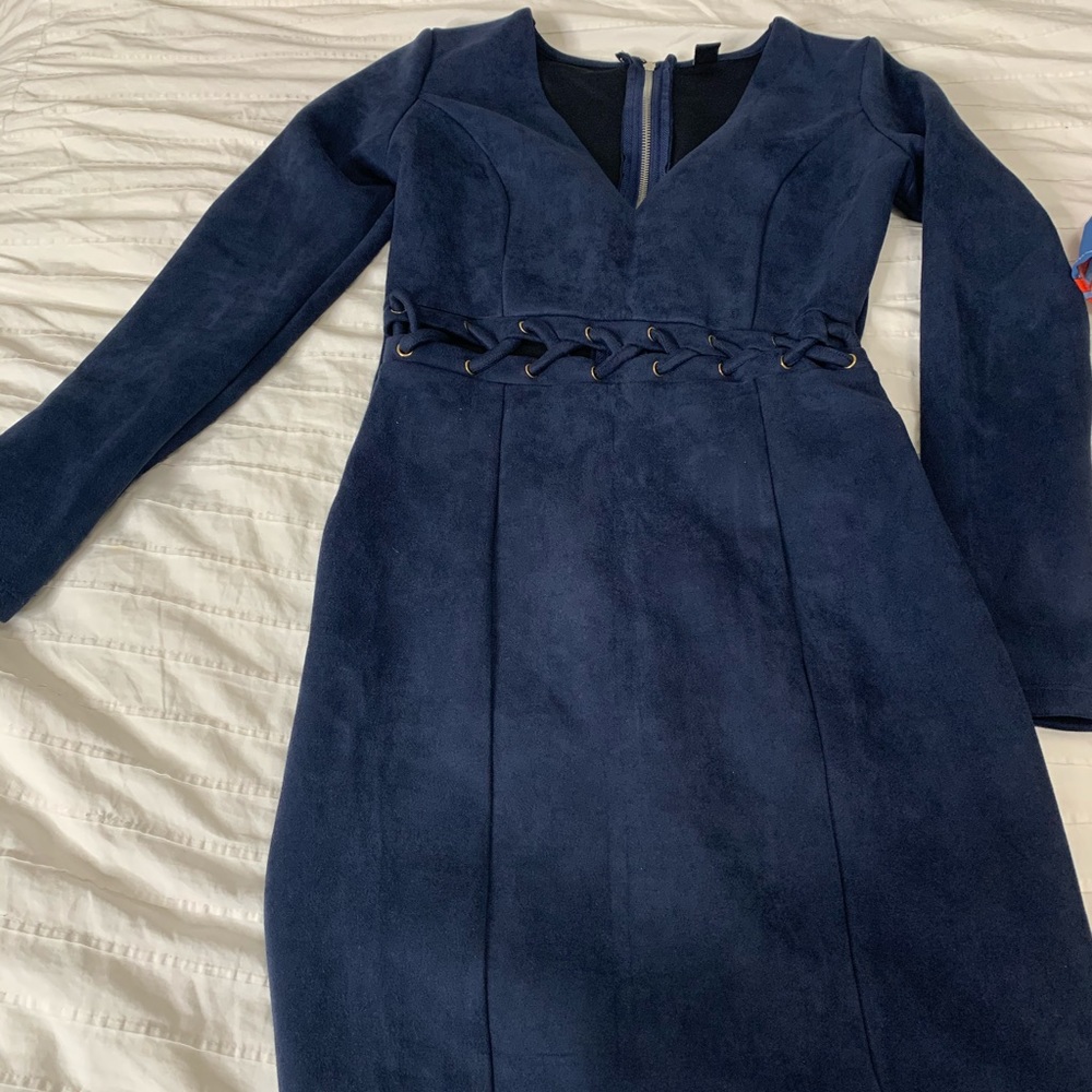Blue dress
